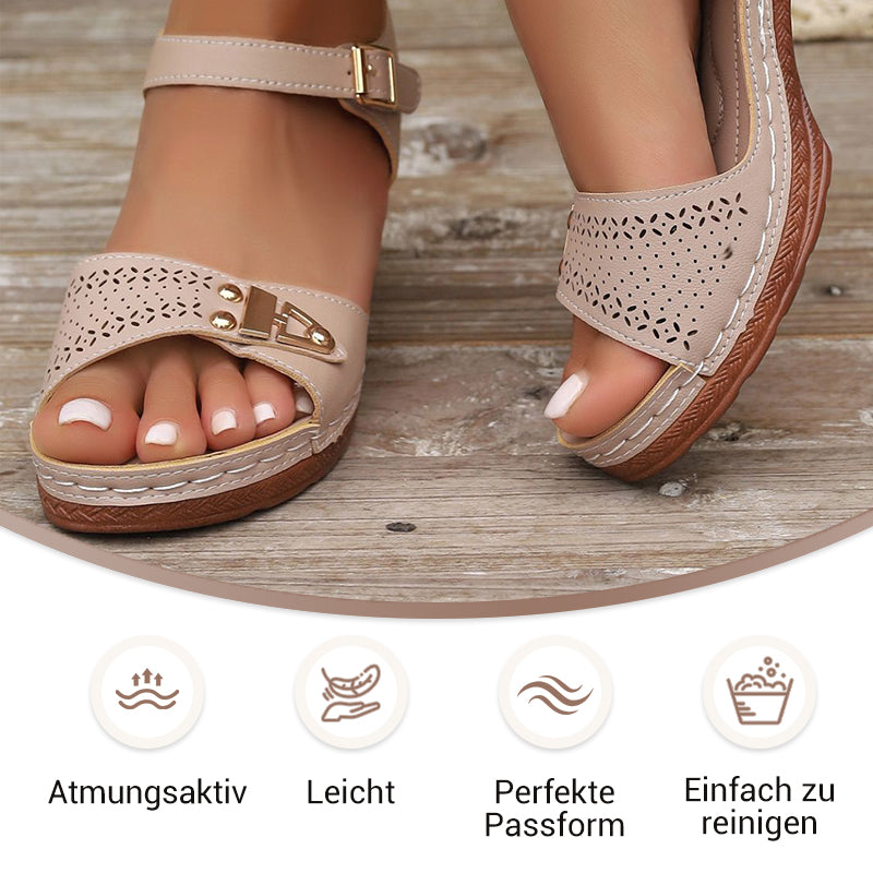 Damen Sandalen mit Blockabsatz/Women's block heel sandals