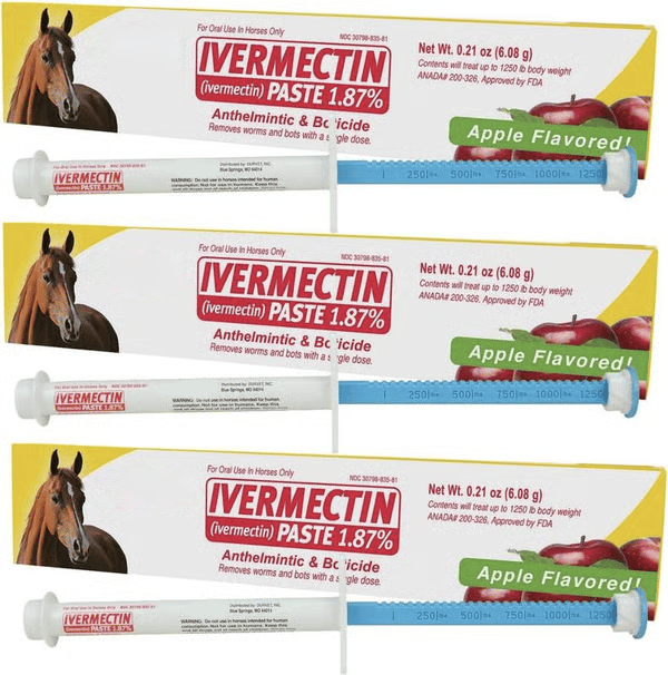 🔥Letzter Tag 49 % RABATT – Ivermectin-Pferdepaste 1,87 % 6,0 g Tuben