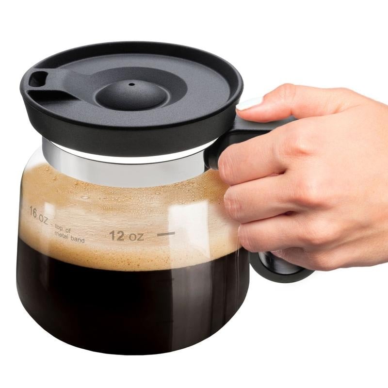 💕49 % RABATT💖☕ 16 oz Kaffeetasse aus Glas – Kaffeekannen-Stil
