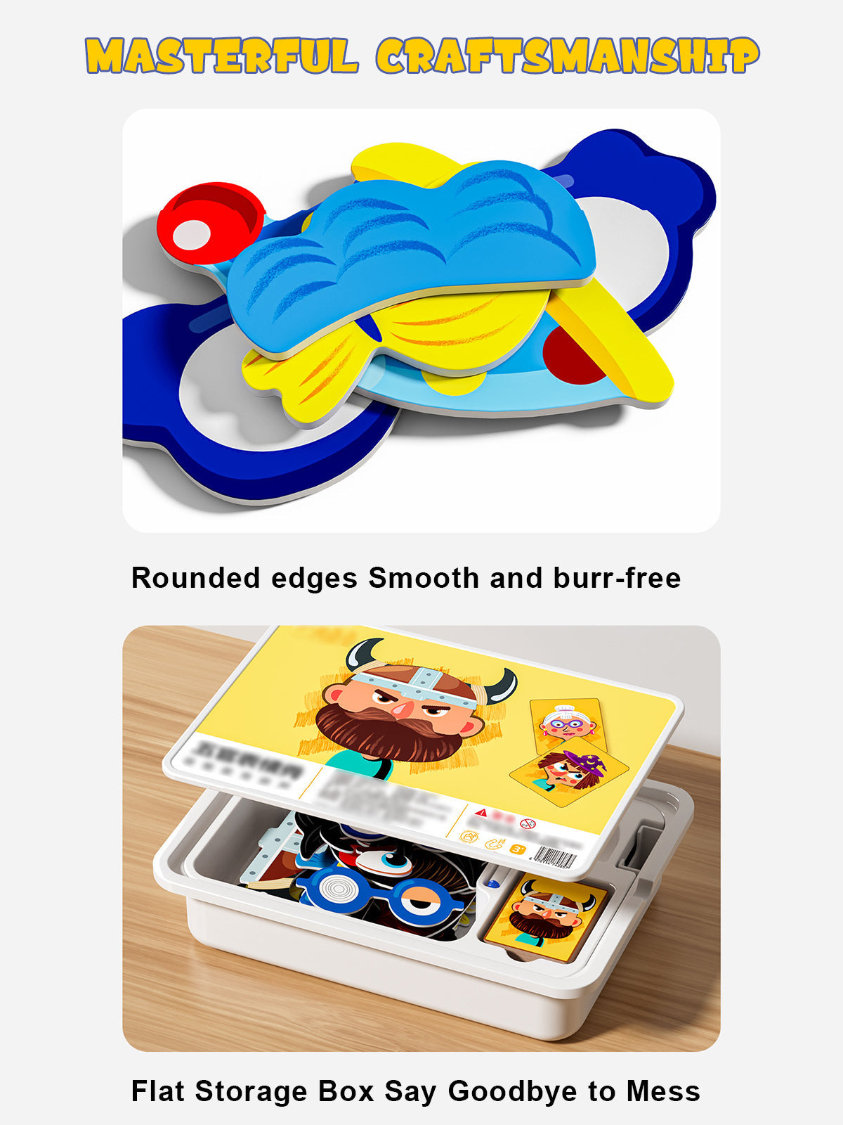 Magnetische Puzzles Gesicht Ankleiden Reise Spiel Doppel Seite Vorschule Pädagogisches Lernspielzeug für Kinder